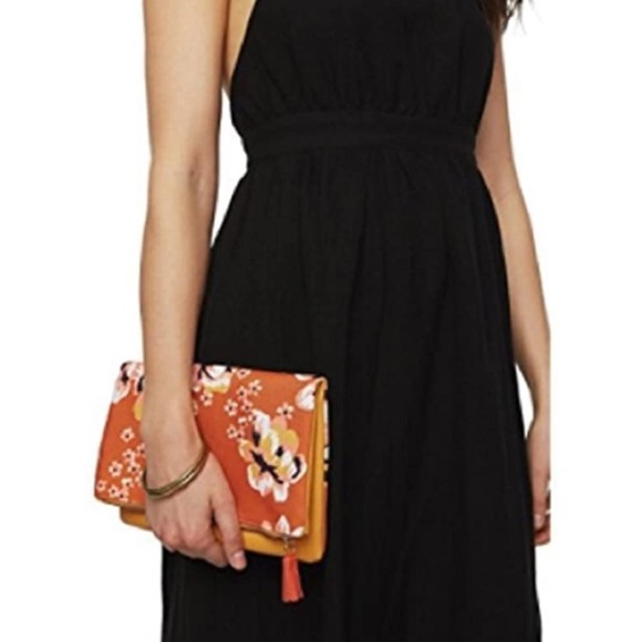Rachel Pally Reversible Floral Clutch - Picture 1 of 6